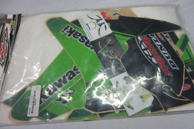 Stickerset compleet met zadeldek KX 250 F 09/012